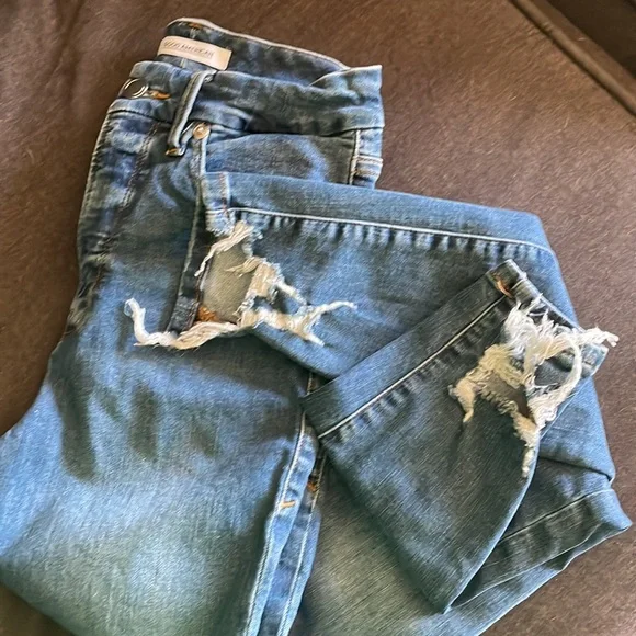 Good American distressed skinny jeans Good Waist 2/26 - Picture 4 of 5